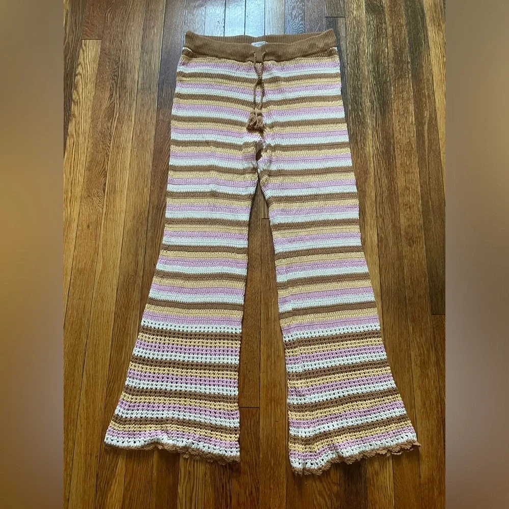 NWT L SPACE COAST IS CLEAR BLOUSE-TURN THE TIDE PANT (Part of Set) - Picture 3 of 5